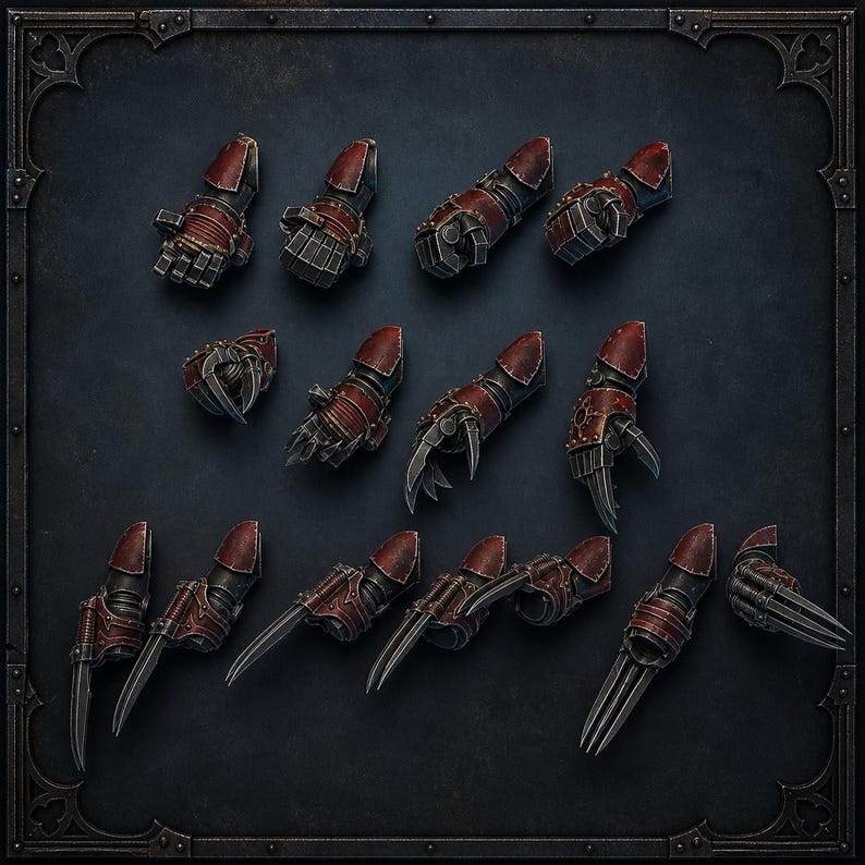 Indivisible Legion Warriors – Modulares 5-Modell-Trupp-Set, 16K Resin-Miniatur Bild 4