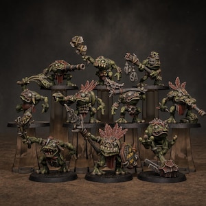 Legacy Bobkin Gobs | Station Forge 16k Resin Miniatures | 28mm 32mm Tabletop Wargaming | Unpainted image 1