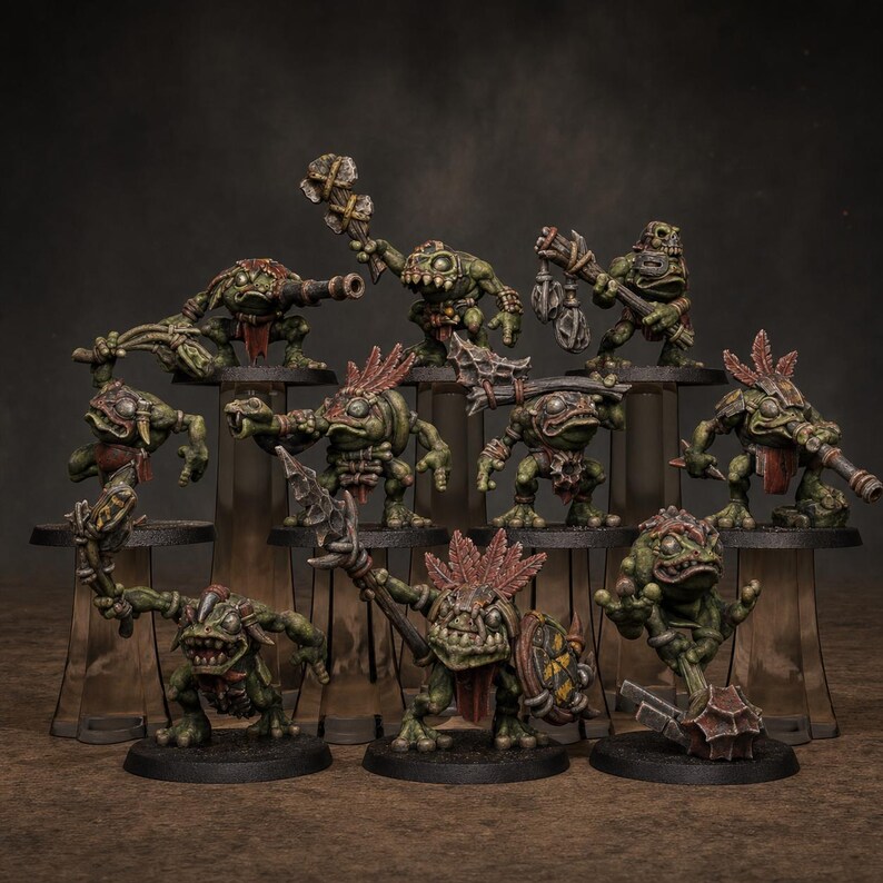 Legacy Bobkin Gobs | Station Forge 16k Resin Miniatures | 28mm 32mm Tabletop Wargaming | Unpainted image 1