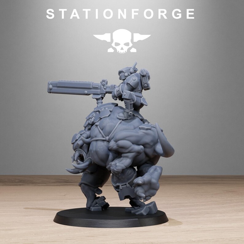 Tarion Beasts | Station Forge 16k Resin Miniatures | 28mm 32mm Tabletop Wargaming | Unpainted image 10