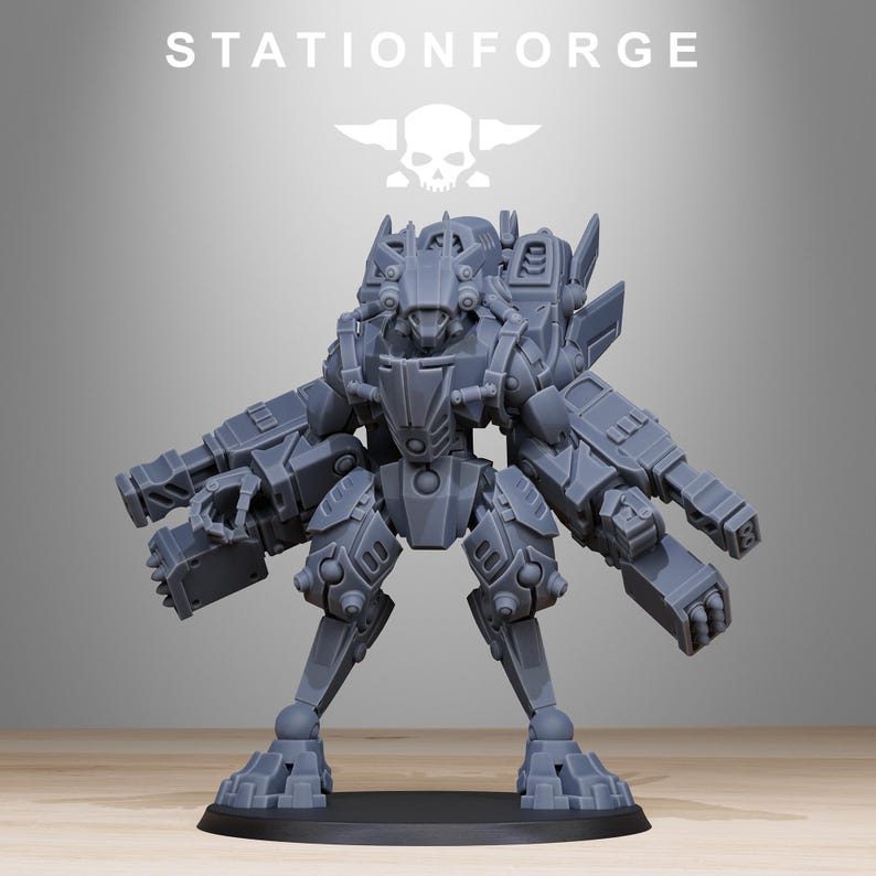 Tarion Elder Mech Mk1 Builder Kit | Station Forge 16K Resin Miniature (28mm/32mm) image 3
