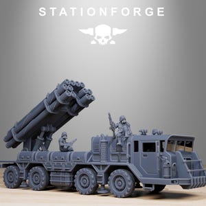 Grimguard Artillery Vehicle | Station Forge 16k Resin Miniatures | 28mm 32mm Tabletop Wargaming | Unpainted C
