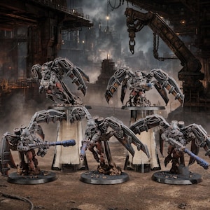Scavenger Strikers | Station Forge 16k Resin Miniatures | 28mm 32mm Tabletop Wargaming | Unpainted image 1
