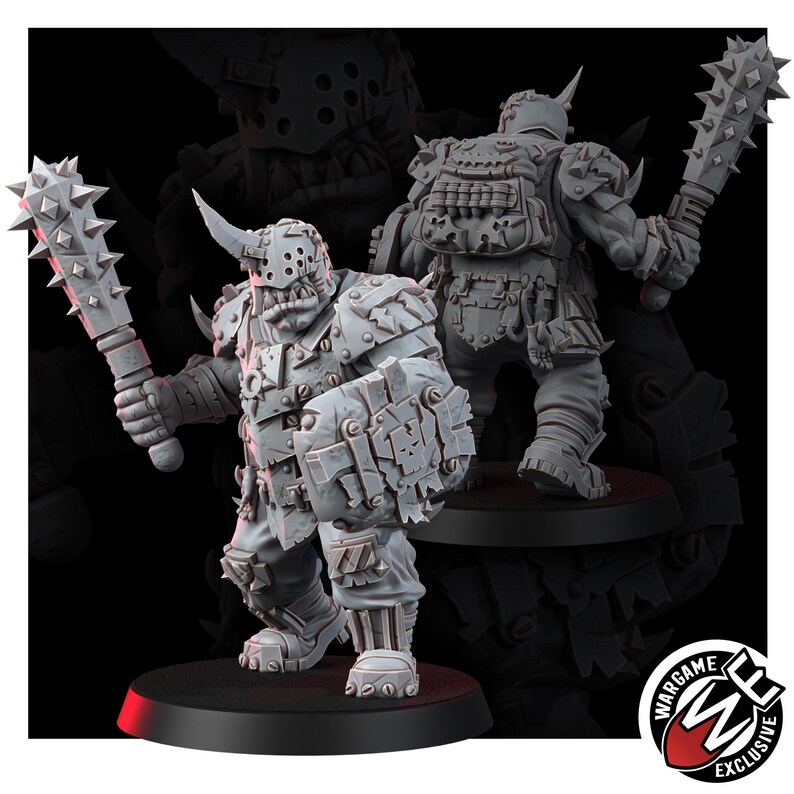 Chaos Renegades Of Pain Bulls | 16k Resin Miniatures | 28mm 32mm Tabletop Wargaming | Unpainted image 6