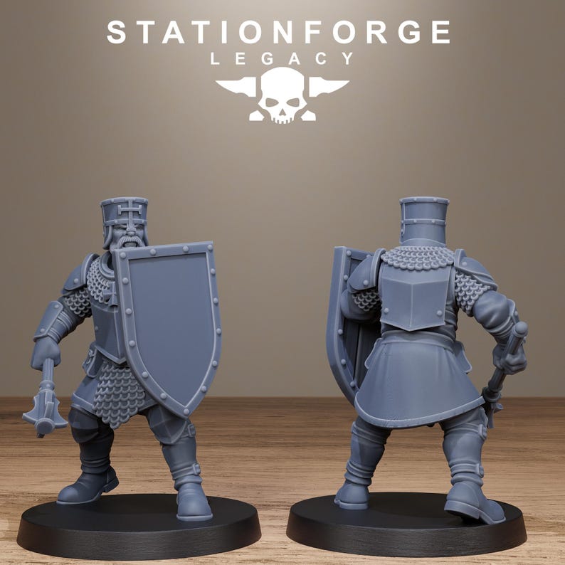 Infanterie Legacy Thorncrest | Figurines en résine Station Forge 16k | 28 mm et 32 mm | Jeux de figurines | Non peintes image 9
