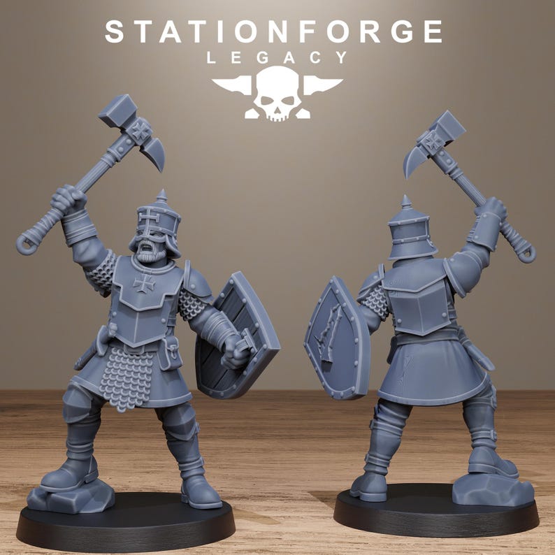 Infanterie Legacy Thorncrest | Figurines en résine Station Forge 16k | 28 mm et 32 mm | Jeux de figurines | Non peintes image 5