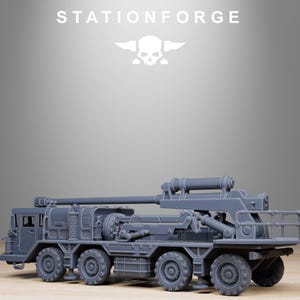 Grimguard Artillery Vehicle | Station Forge 16k Resin Miniatures | 28mm 32mm Tabletop Wargaming | Unpainted image 9