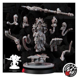 Dominador Mecanista / Miniaturas de resina 16k / 28 mm 32 mm Juegos de guerra de mesa / Sin pintar imagen 4