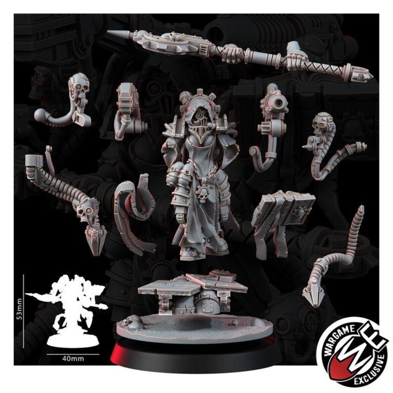 Dominador Mecanista / Miniaturas de resina 16k / 28 mm 32 mm Juegos de guerra de mesa / Sin pintar imagen 4