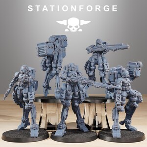 Scavenger Wayfarer Part 1 | Station Forge 16k Resin Miniatures | 28mm 32mm Tabletop Wargaming | Unpainted image 2