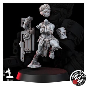 Koalitions-Angriffs-Charger | 16k Resin-Miniaturen | 28 mm/32 mm Tabletop-Wargaming | Unbemalt Bild 3