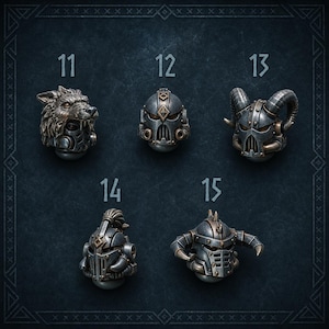 Sabuesos primigenios - Cabezas n.º 3 - Resina de 16k - GreyTide Studio - Lobos / Guerreros espaciales / Piezas / Juegos de mesa / Juegos de guerra / Grimdark imagen 1