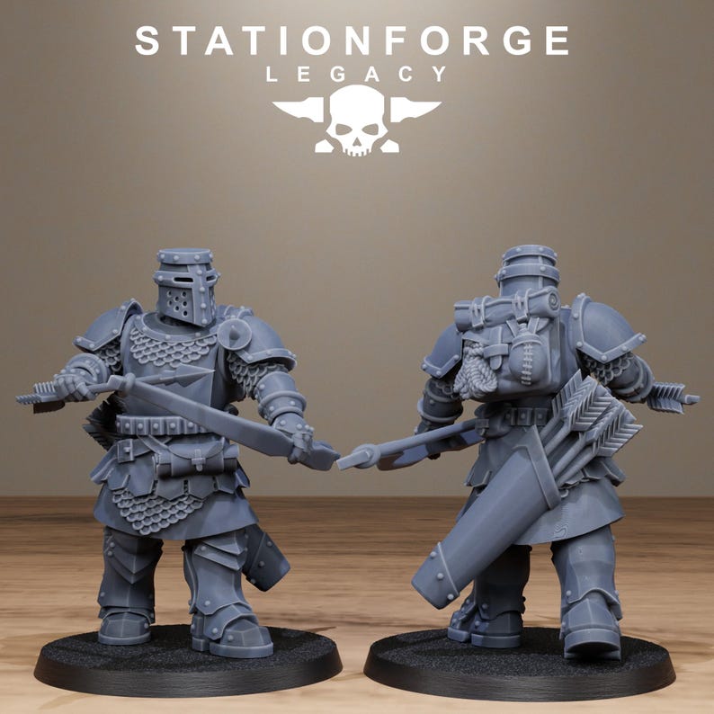 Legacy Solaris Lightwatch | Station Forge 16k Resin Miniatures | 28mm 32mm Tabletop Wargaming | Unpainted image 6
