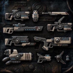 Coalition Weapons | 16k Resin Miniatures | 28mm 32mm Tabletop Wargaming | Unpainted image 1
