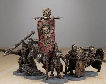 Scavenger Legio | Station Forge 16k Resin Miniatures | 28mm 32mm Tabletop Wargaming | Unpainted