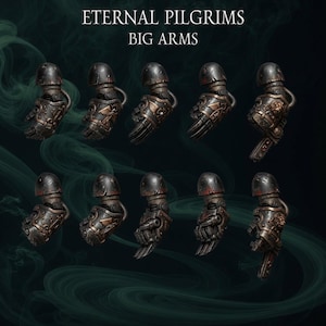 Eternal Pilgrims - Termi pack - Big arms - 16k Resin - GreyTide Studio - Holy Warriors / Bitz / Tabletop / Wargaming / Grimdark image 1