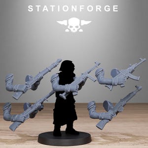 Grimguard German Weapons Pack | Station Forge 16k Resin Miniatures | 28mm 32mm Tabletop Wargaming | Unpainted image 8
