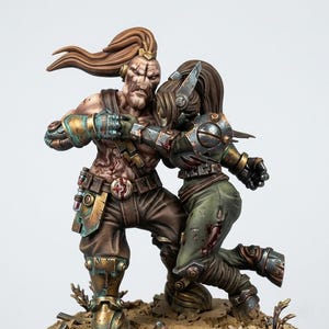 Coalition Casualties Eternal Love | 16k Resin Miniatures | 28mm 32mm Tabletop Wargaming | Unpainted image 1