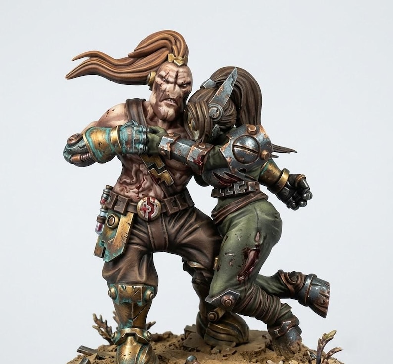 Coalition Casualties Eternal Love | 16k Resin Miniatures | 28mm 32mm Tabletop Wargaming | Unpainted image 1