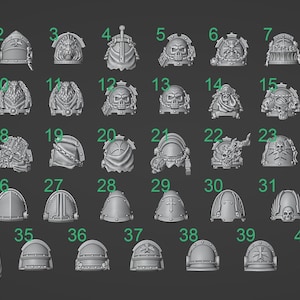 Eternal Pilgrims - Axelvaddar - 16k Resin - GreyTide Studio - Holy Warriors / Space Warriors / Bitz / Tabletop / Wargaming / Grimdark bild 2