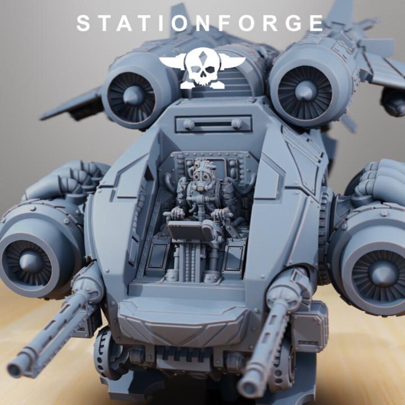 Scavenger Gunshi / Station Forge Miniature in resina 16k / 28 mm 32 mm Wargaming da tavolo / Non dipinte immagine 5