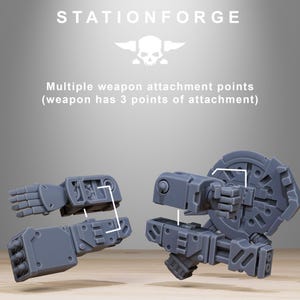 Tarion Elder Mech Mk1 Builder Kit | Station Forge 16K Resin Miniature (28mm/32mm) image 4