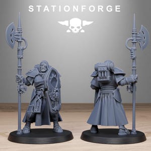 Vodalites Purifiers | Station Forge 16k Resin Miniatures | 28mm 32mm Tabletop Wargaming | Unpainted image 7