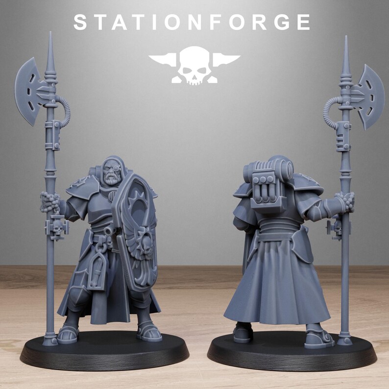 Vodalites Purifiers | Station Forge 16k Resin Miniatures | 28mm 32mm Tabletop Wargaming | Unpainted image 7