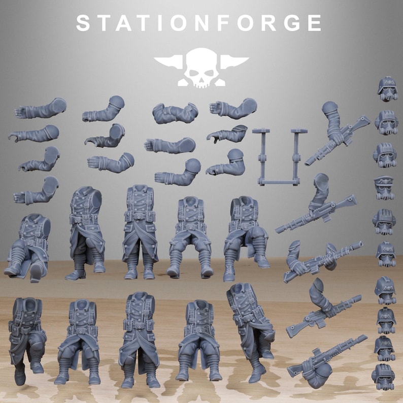 Grimguard Battle Tank 2 | Station Forge 16k Resin Miniatures | 28mm 32mm Tabletop Wargaming | Unpainted image 7