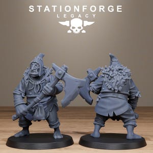 Legacy Chaosvale Hobgoblins | Station Forge 16k Resin Miniatures | 28mm 32mm Tabletop Wargaming | Unpainted image 4