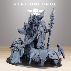 Scavenger Priest | Station Forge 16k Resin Miniatures | 28mm 32mm Tabletop Wargaming | Unpainted image 2