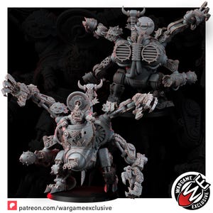 Dreadnought a Jato Ork | Miniaturas de Resina 16k | 28 mm 32 mm para Jogos de Mesa | Sem Pintura imagem 6