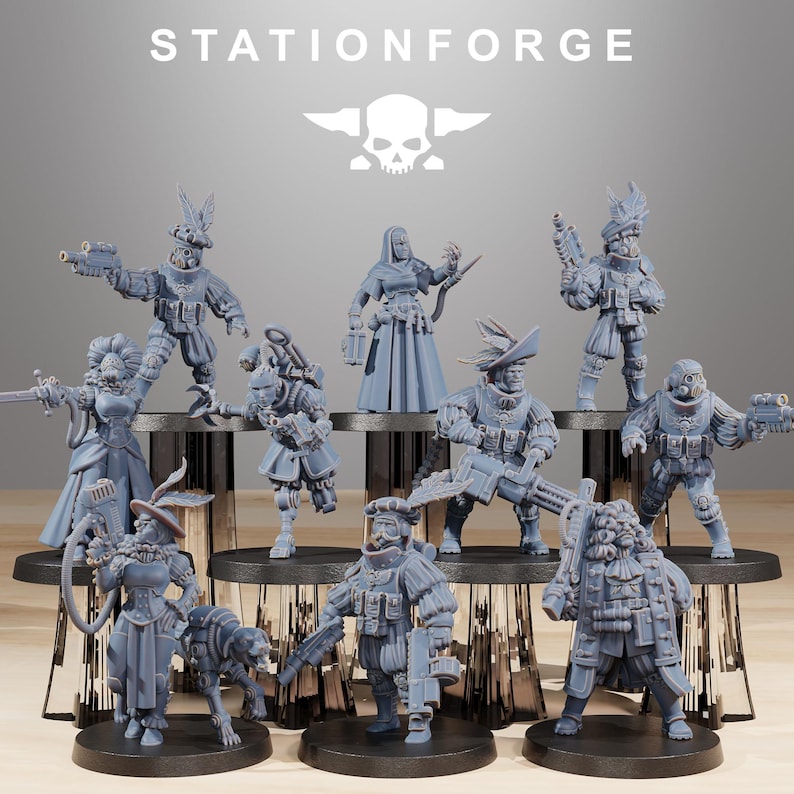 Royalguard Starfly | Station Forge 16k Resin Miniatures | 28mm 32mm Tabletop Wargaming | Unpainted image 2