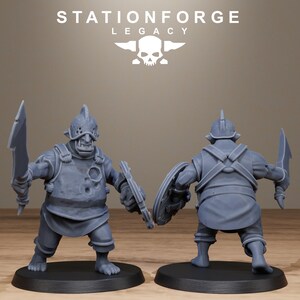 Legacy Chaosvale Hobgoblins | Station Forge 16k Resin Miniatures | 28mm 32mm Tabletop Wargaming | Unpainted image 8