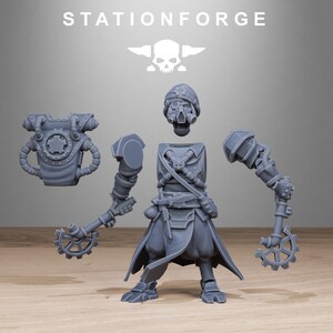 Carroñeros Abrasadores / Miniaturas de resina Station Forge 16k / 28 mm 32 mm Juegos de guerra de mesa / Sin pintar imagen 3