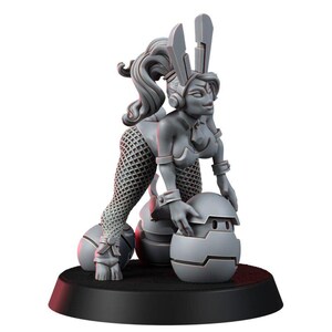 Coalition Easter Bunny | 16k Resin Miniatures | 28mm 32mm Tabletop Wargaming | Unpainted image 5
