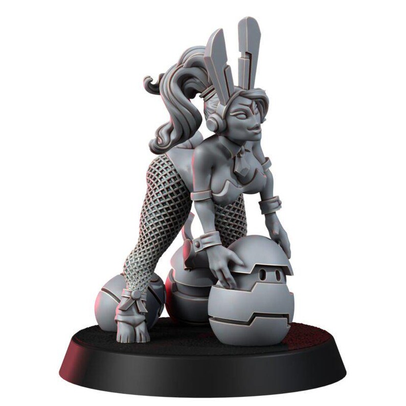 Coalition Easter Bunny | 16k Resin Miniatures | 28mm 32mm Tabletop Wargaming | Unpainted image 5