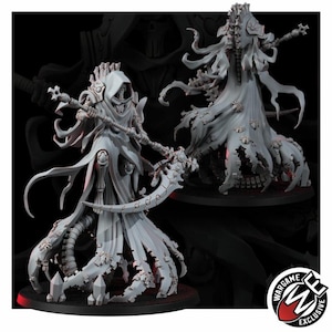 Necrocyborg Colhedor do Vazio | Miniaturas de Resina 16k | 28 mm 32 mm para Jogos de Mesa | Sem Pintura imagem 5