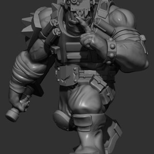 Speshul Forcez Boyz - Orc Squad - 16k Resin - Orcs / Tabletop / Wargaming / Grimdark image 3