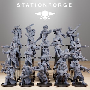 Grimguard Builder Kit | Station Forge 16k Resin Miniatures | 28mm 32mm Tabletop Wargaming | Unpainted image 2