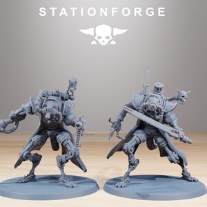 Raticus Curdsters | Station Forge 16k Resin-Miniaturen | 28 mm/32 mm Tabletop-Wargaming | Unbemalt Bild 5