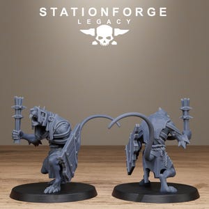 Legacy Rotfang Melee Infantry | Station Forge 16k Resin Miniatures | 28mm 32mm Tabletop Wargaming | Unpainted image 10
