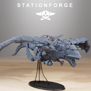 Orkaz Dragon Bomba | Station Forge 16k Resin Miniatures | 28mm 32mm Tabletop Wargaming | Unpainted image 9