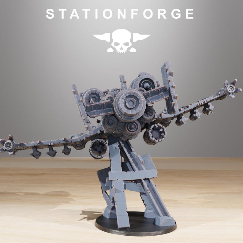 Orks Orkaz Plane | Station Forge 16k Resin Miniatures | 28mm 32mm Tabletop Wargaming | Unpainted image 7
