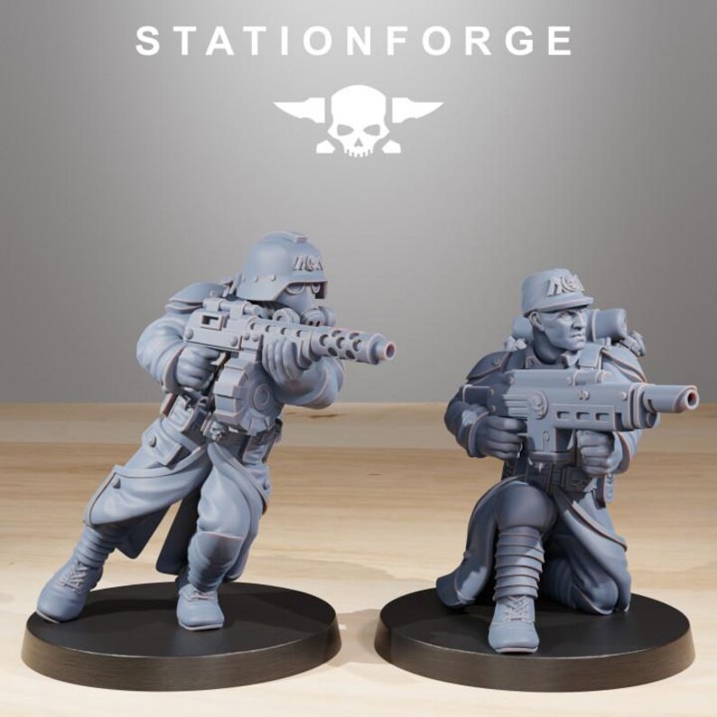 Grimguard Builder Kit | Station Forge 16k Resin Miniatures | 28mm 32mm Tabletop Wargaming | Unpainted image 9