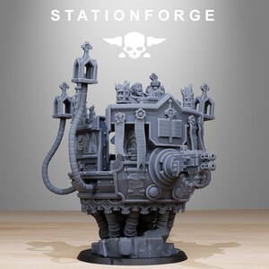 Vodalites Pulpit | Station Forge 16k Resin Miniatures | 28mm 32mm Tabletop Wargaming | Unpainted image 2