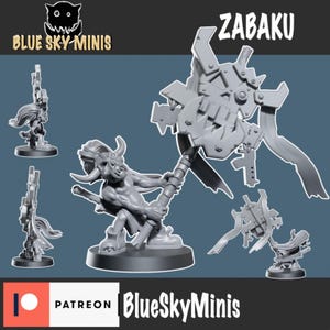 Zabaku - Orc Character - 16k Resin - Orcs / Tabletop / Wargaming / Grimdark image 2