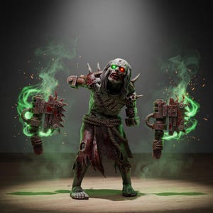 Techno Savanger Necromants | Station Forge 16k Resin Miniatures | 28mm 32mm Tabletop Wargaming | Unpainted image 2