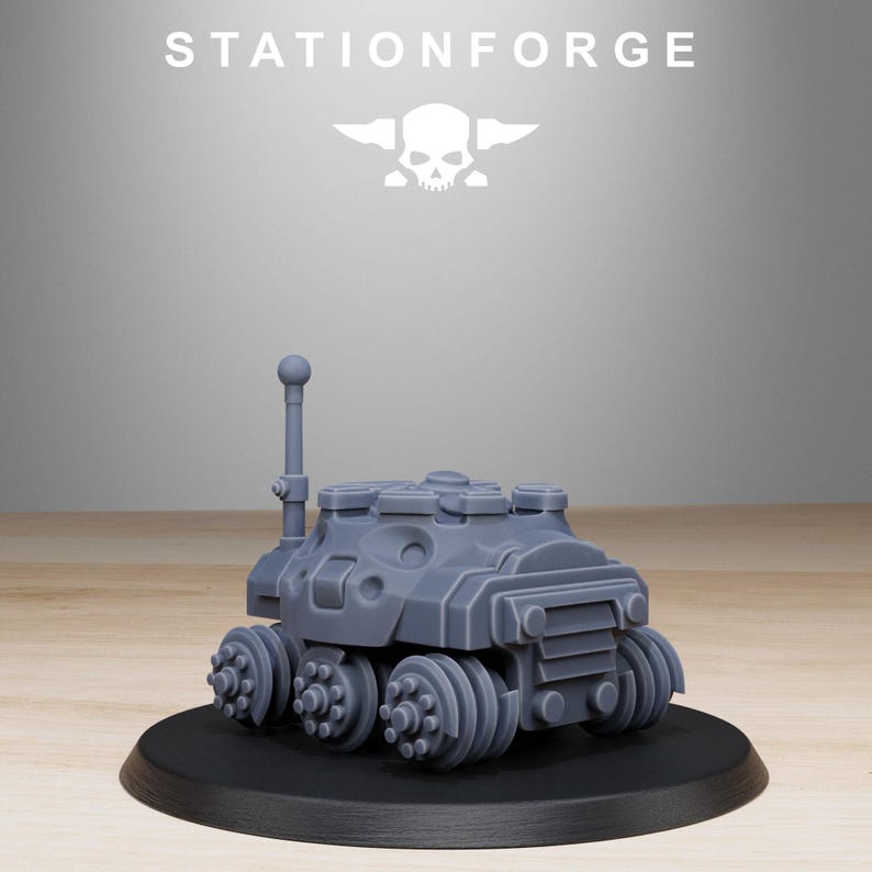 Grimguard Bombardiers | Station Forge 16k Resin Miniatures | 28mm 32mm Tabletop Wargaming | Unpainted image 8