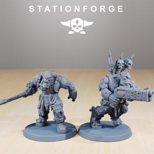 Orks Orkaz Plague Spreadaz | Station Forge 16k Resin Miniatures | 28mm 32mm Tabletop Wargaming | Unpainted 画像 4